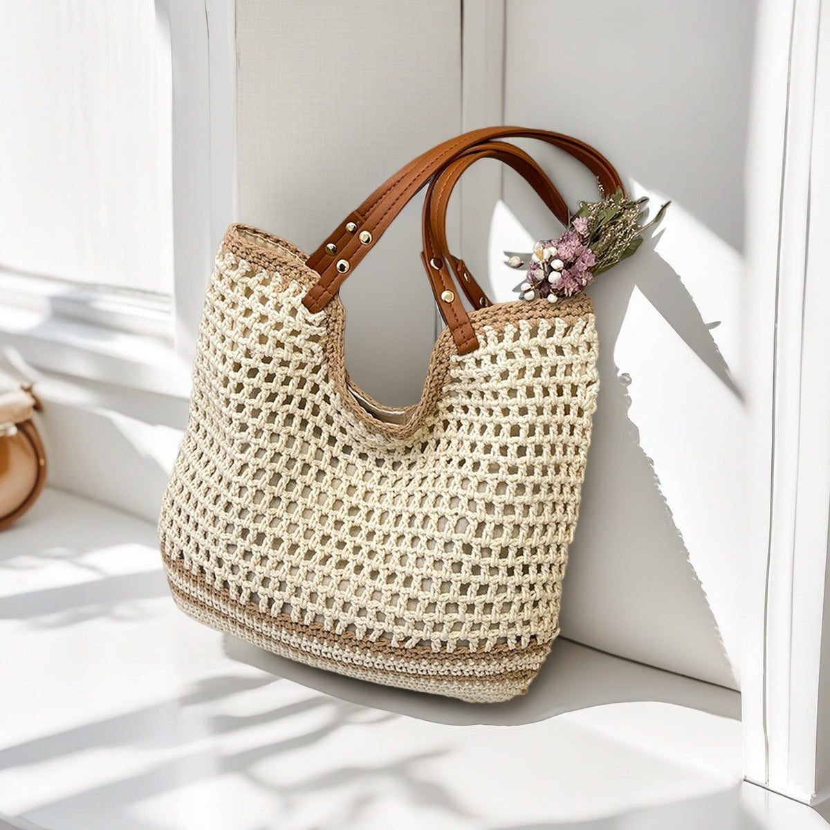 Large Handwoven Bag LoungeYard — product view 2