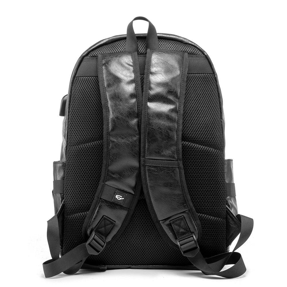 Stylish backpack with USB port LoungeYard — product view 2