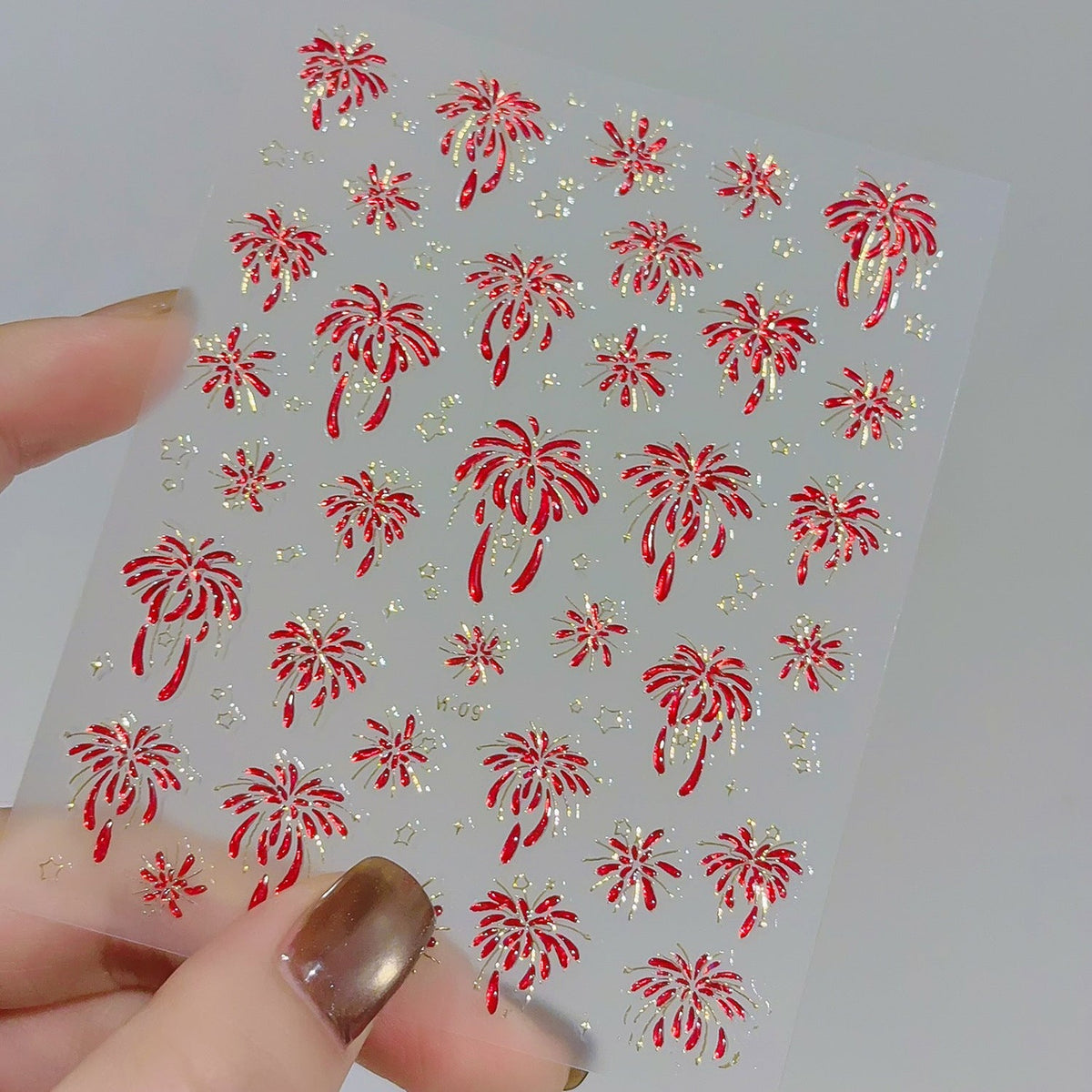 High-Quality Nail Art Foil Sticker Sheet — product view 6