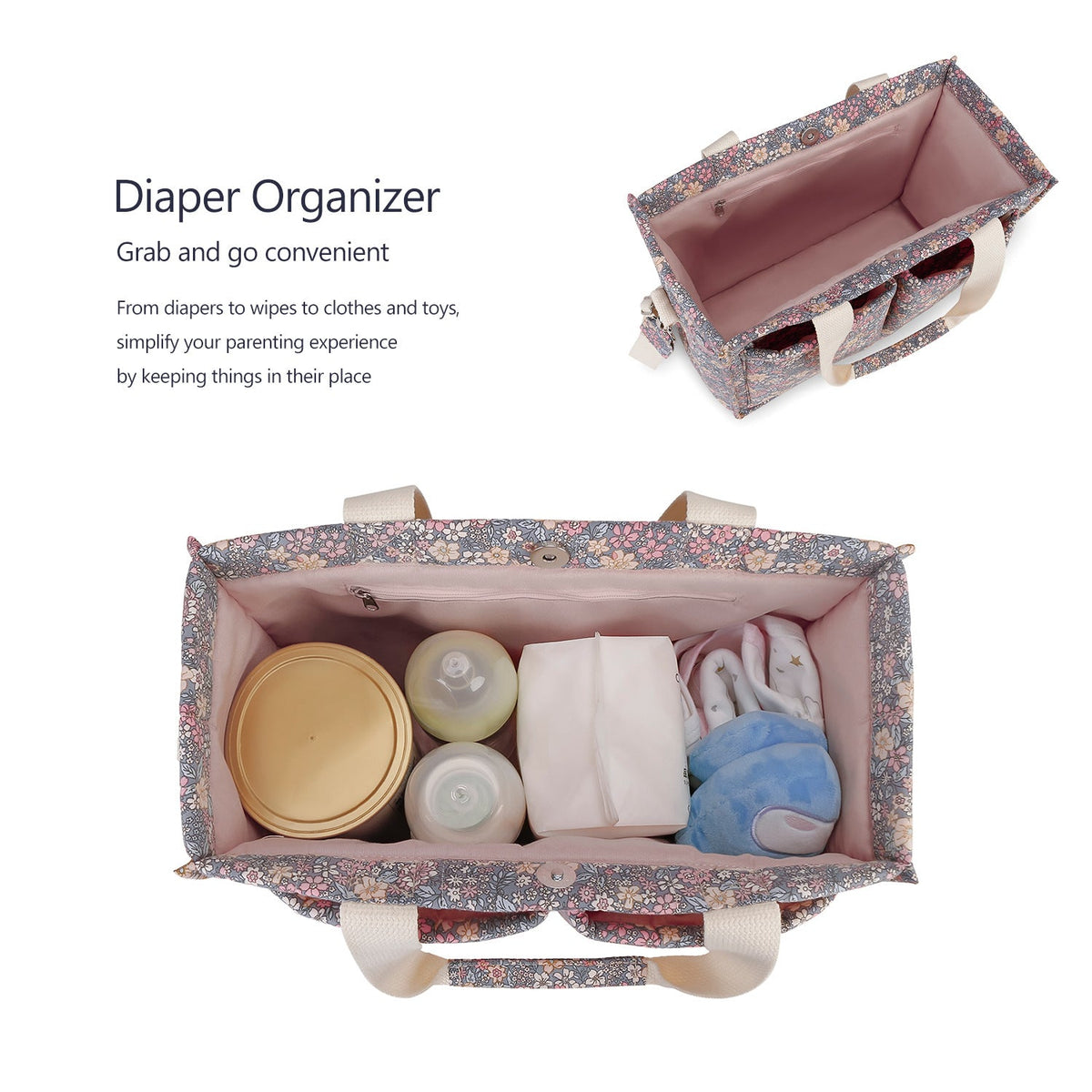 Flower pattern handbag LoungeYard — product view 4