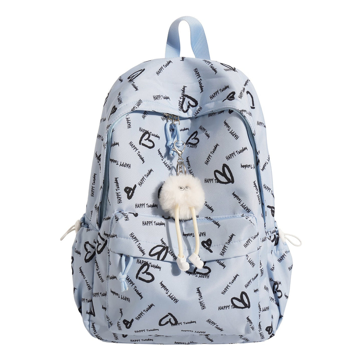 Playful Heart-Patterned Backpack LoungeYard — product view 5