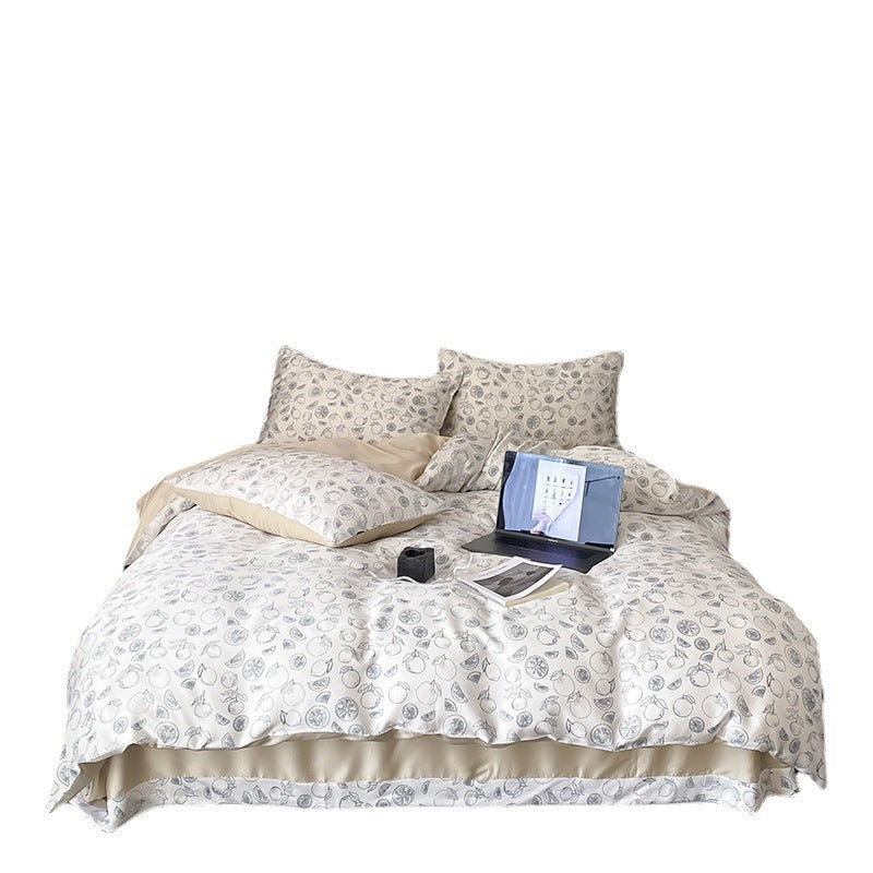Fine satin bed linen set — product view 5