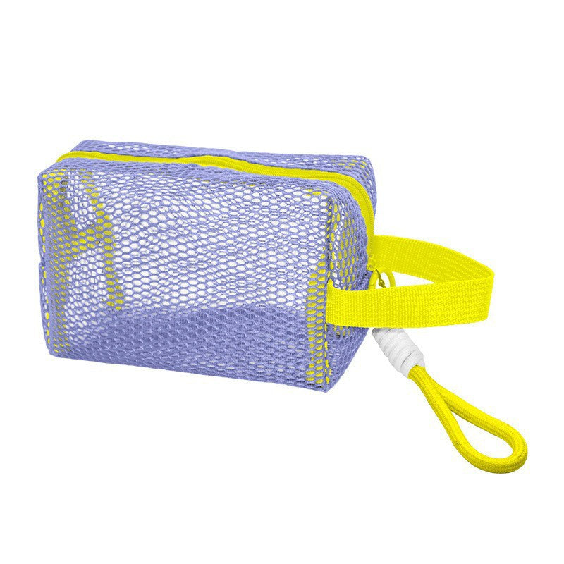 Versatile Beach Bag In Airy Mesh Design LoungeYard — product view 3