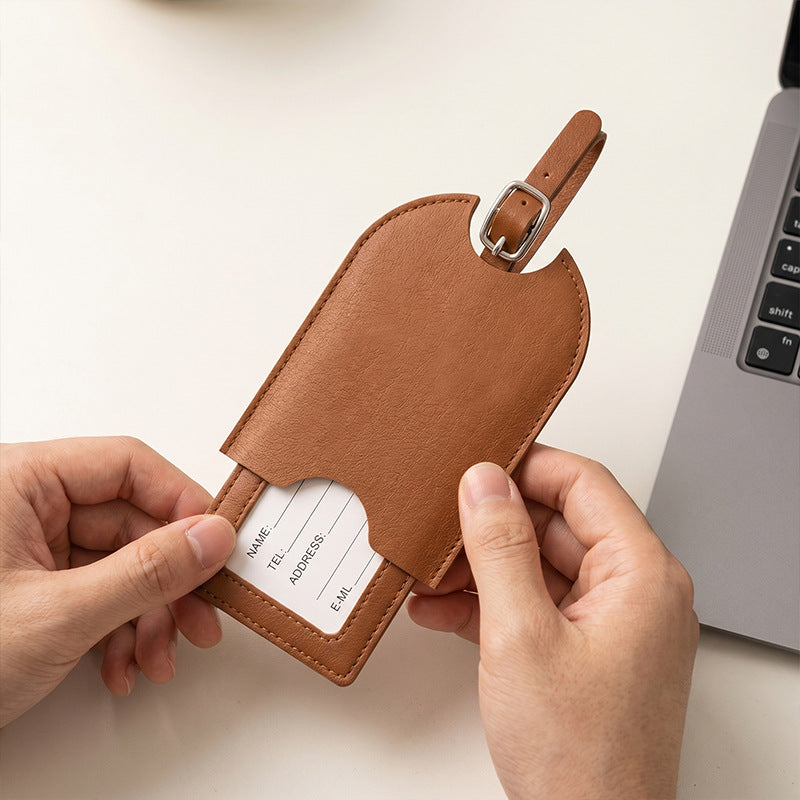 Leather Luggage Tag LoungeYard — product view 2