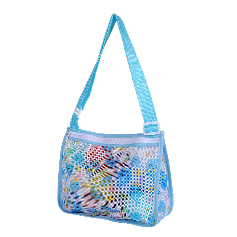 Practical Beach Bag Made of Mesh Material LoungeYard — product view 5