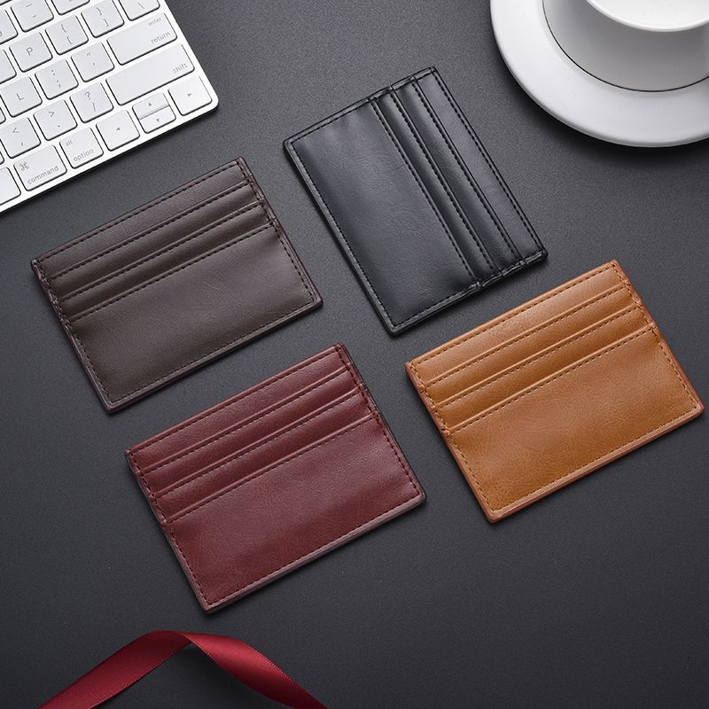 Textured Leather Card Holder LoungeYard — product view 1