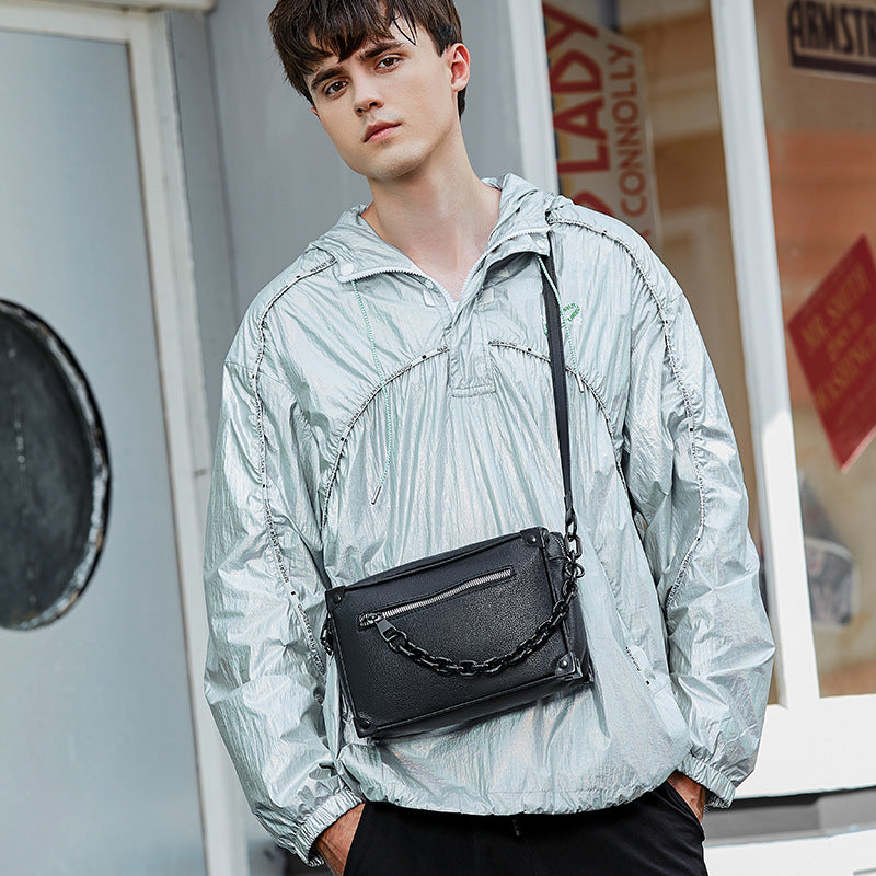 Chain-Detail Crossbody Bag LoungeYard — product view 1