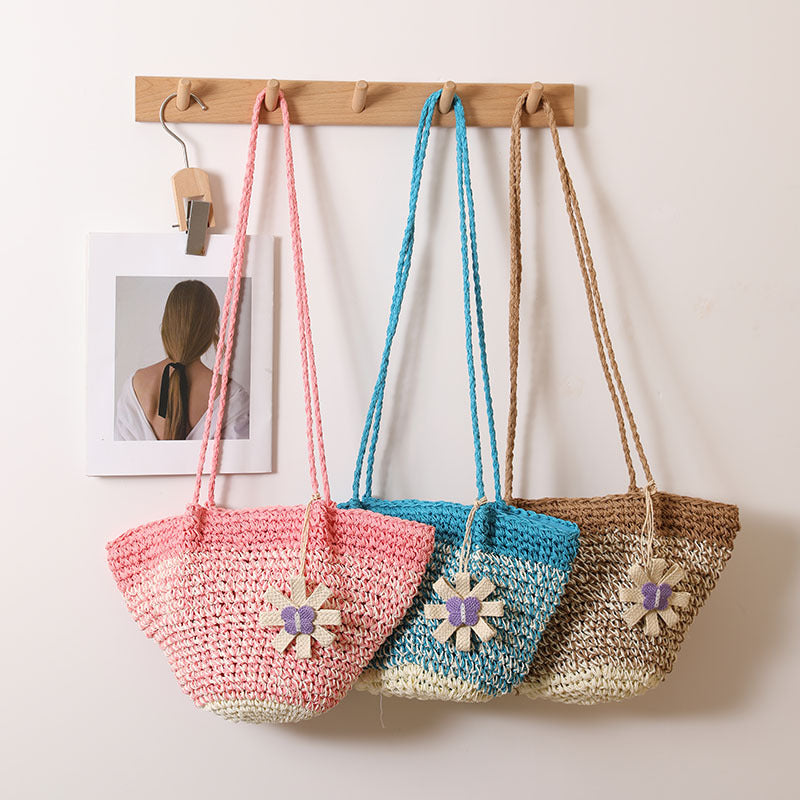 Fashionable and Handcrafted Handbag with Floral Accent LoungeYard — product view 1