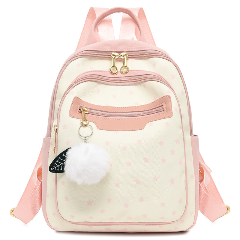 Chic Star Patterned Backpack LoungeYard — product view 5