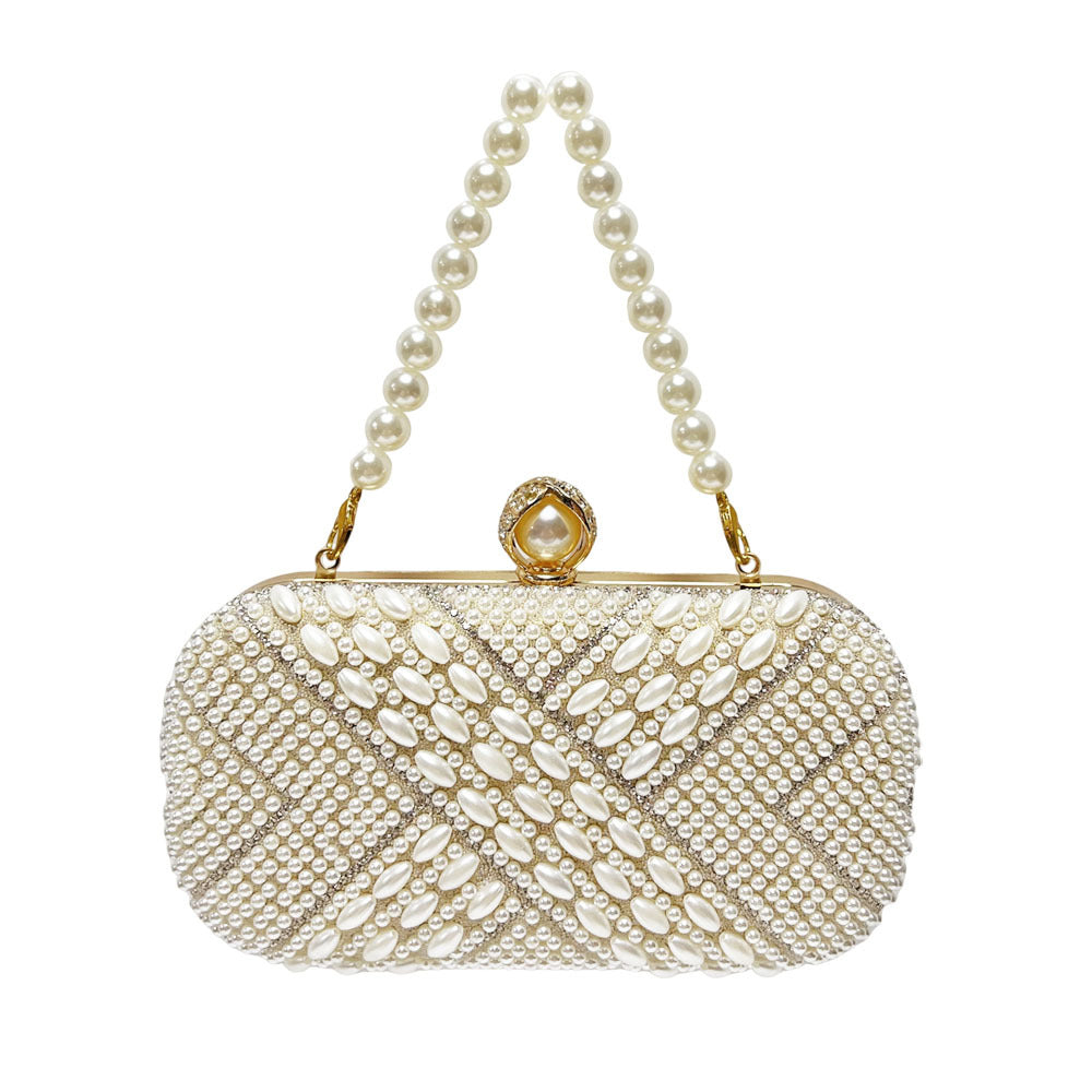 Pearl-Embellished Evening Handbag — product view 5