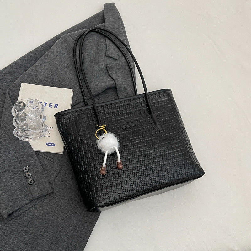 Woven Patterned Shoulder Bag LoungeYard — product view 6