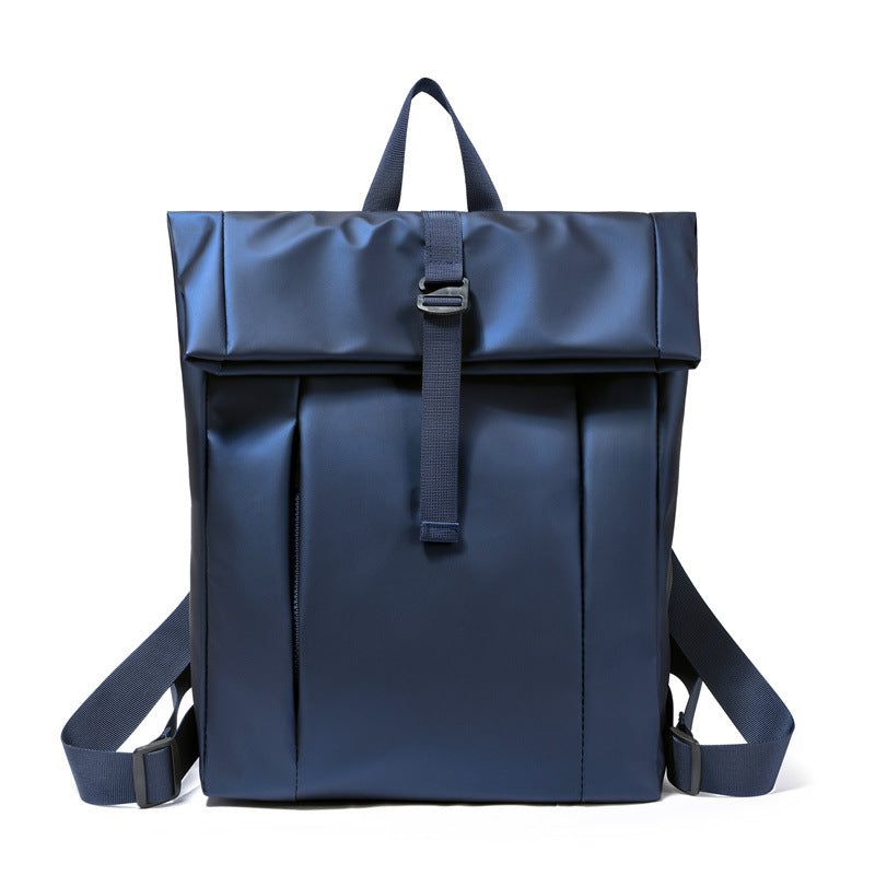 Elegant backpack with practical roll-top closure LoungeYard — product view 6