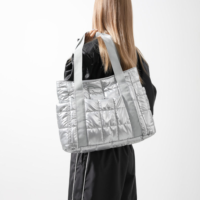 Practical and Stylish Tote Bag with Padded Design LoungeYard — product view 2
