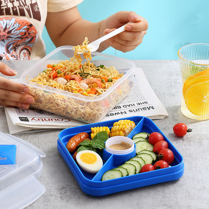 Versatile Multi-Compartment Lunch Box with Leak-Resistant Design — product view 4