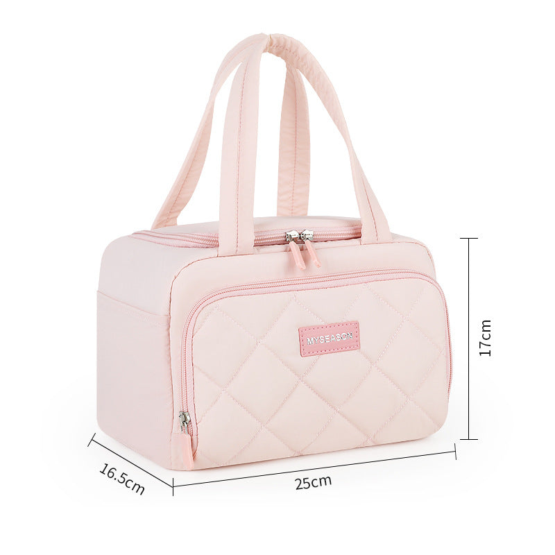 Insulated Quilted Lunch Cooler Bag LoungeYard — product view 6