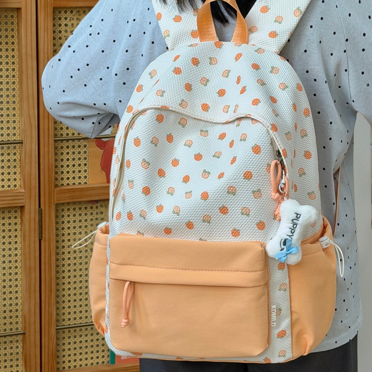 Cute Patterned School Backpack LoungeYard — product view 1