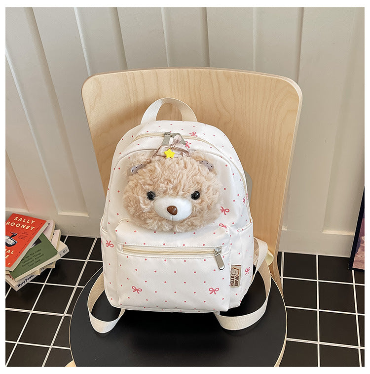 Cute Plush Top Handle Backpack — product view 4