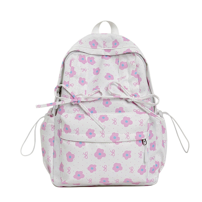 Floral Print Backpack LoungeYard — product view 1