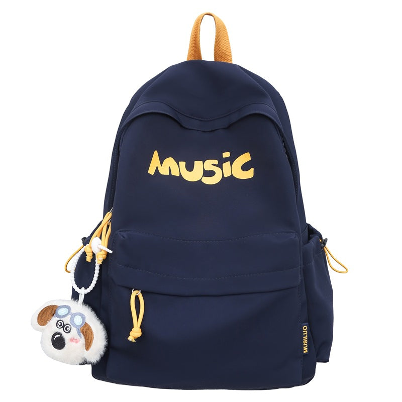 Music-Themed Casual Backpack LoungeYard — product view 3