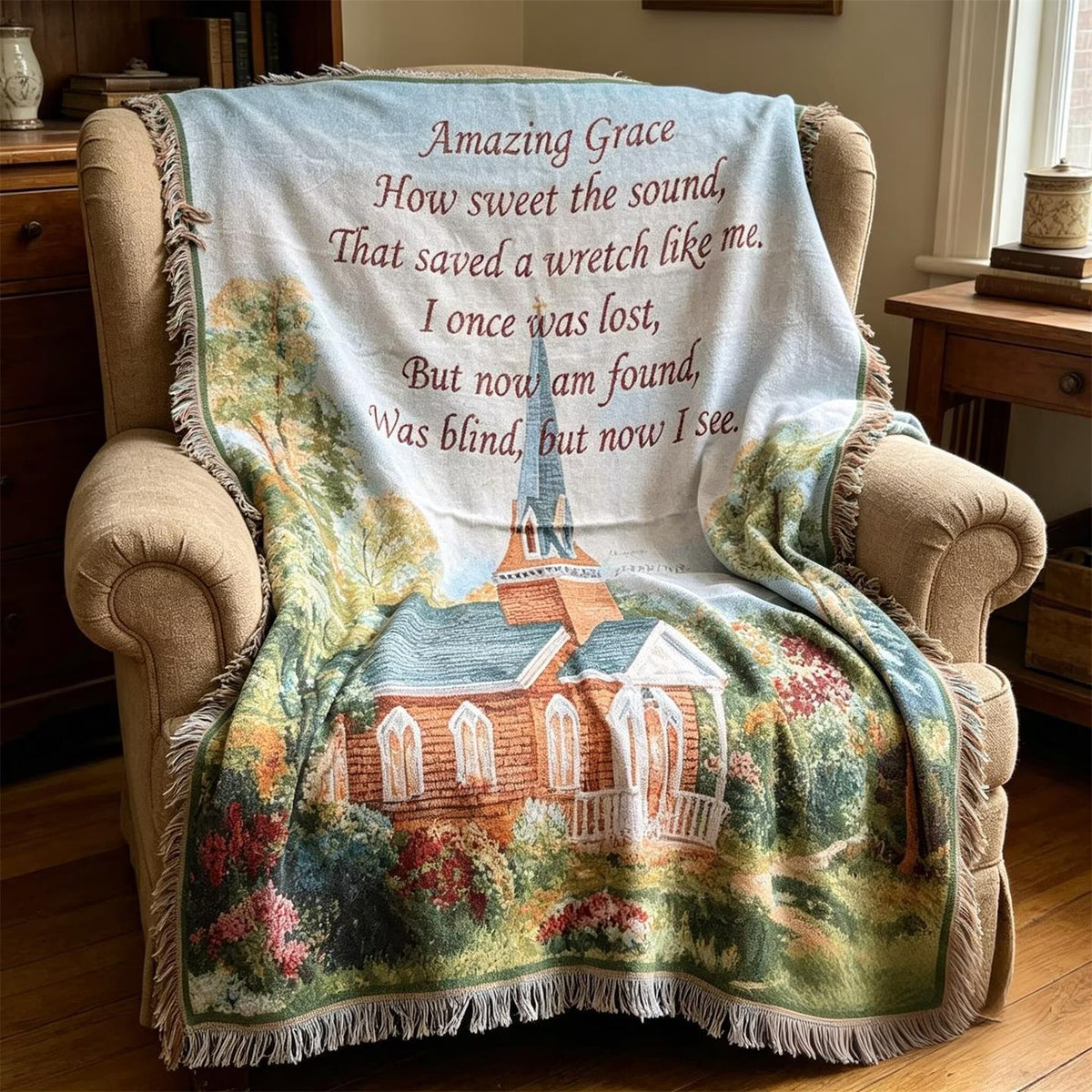 Inspirational Tapestry Throw Blanket — product view 1