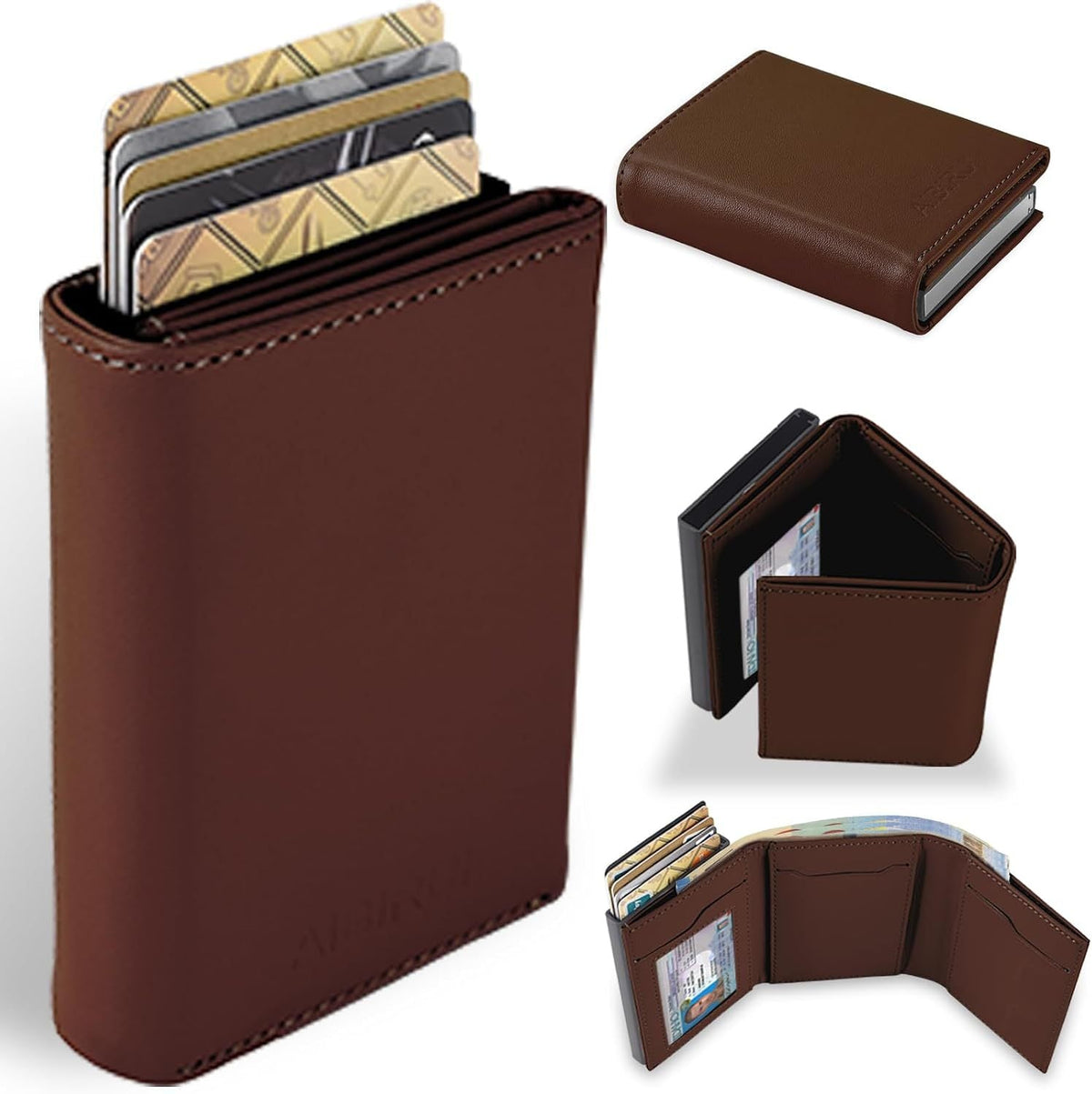 Carbon Fiber Multi-Functional RFID-Blocking Cardholder LoungeYard — product view 7