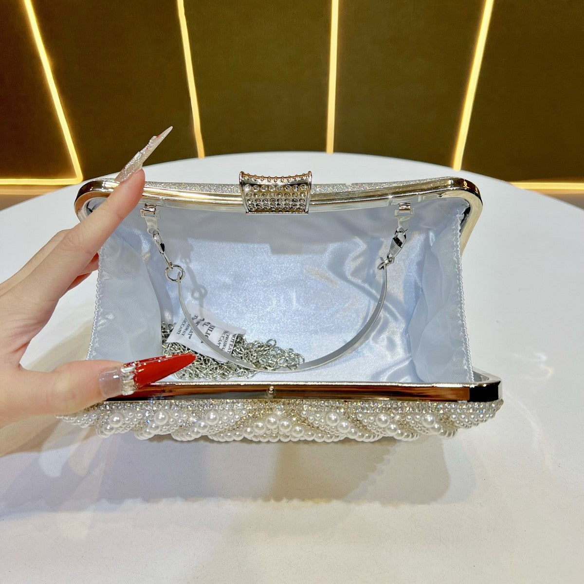 Glamorous Beaded Evening Handbag — product view 3