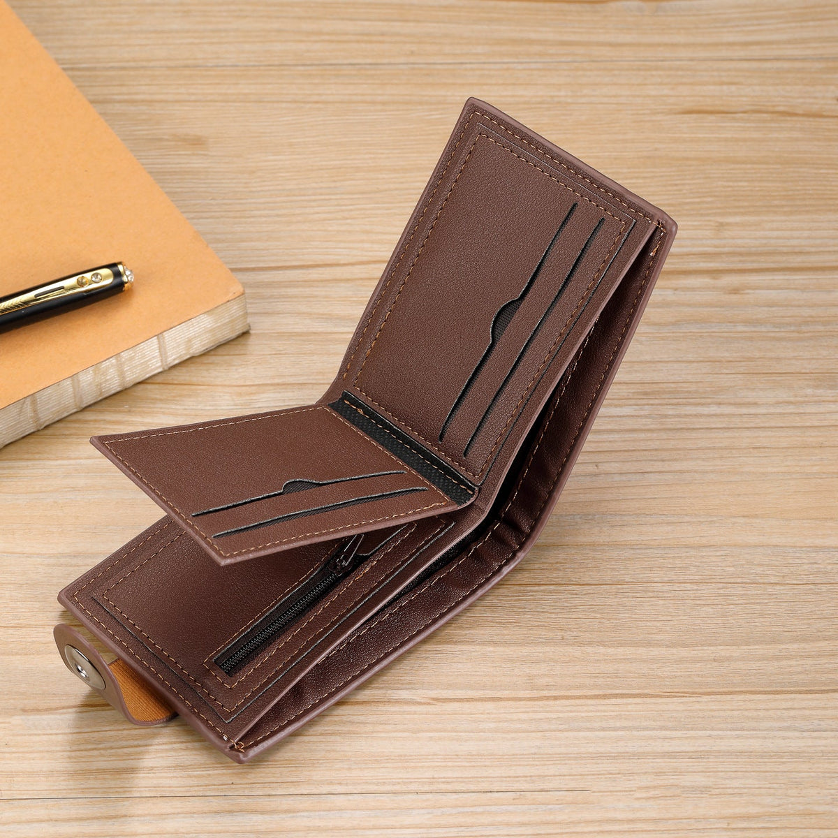 Premium Leather Bi-Fold Wallet — product view 5