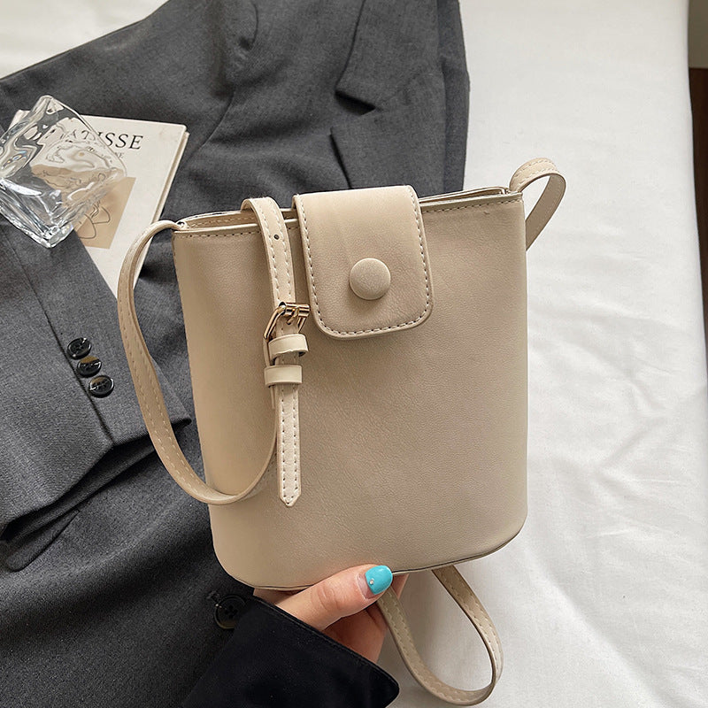 Compact Crossbody Bag with Cute Plush Charm — product view 7