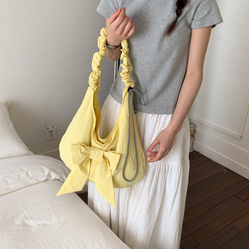 Bow-Embellished Hobo Bag — product view 2