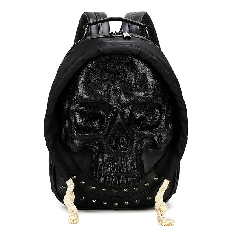 Creative backpack with skull design LoungeYard — product view 7