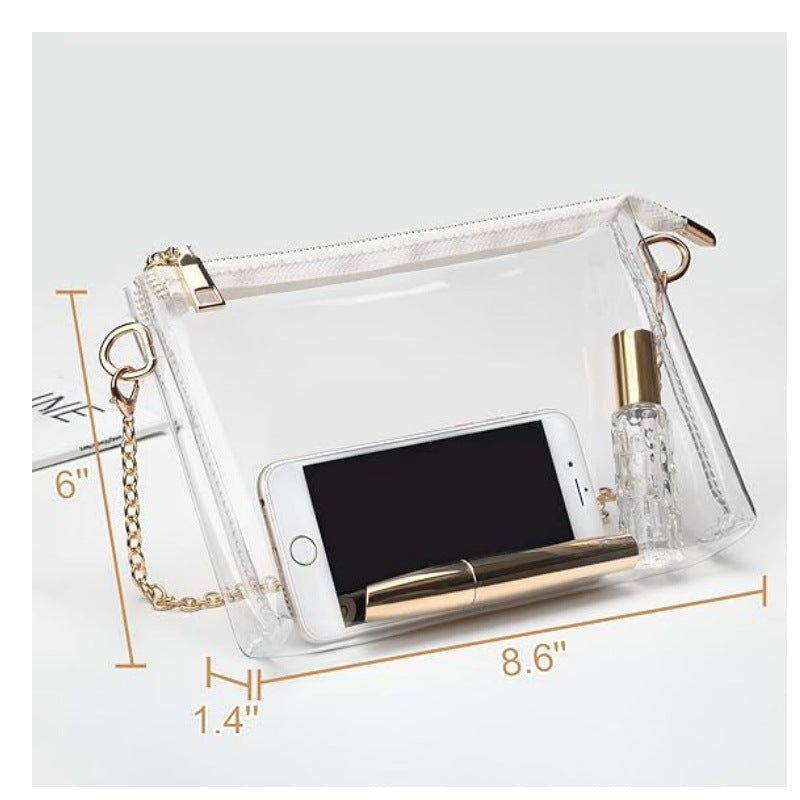 Elegant Transparent Clutch LoungeYard — product view 3