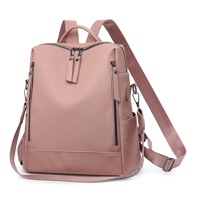 Textured Multi-Pocket Backpack LoungeYard — product view 5
