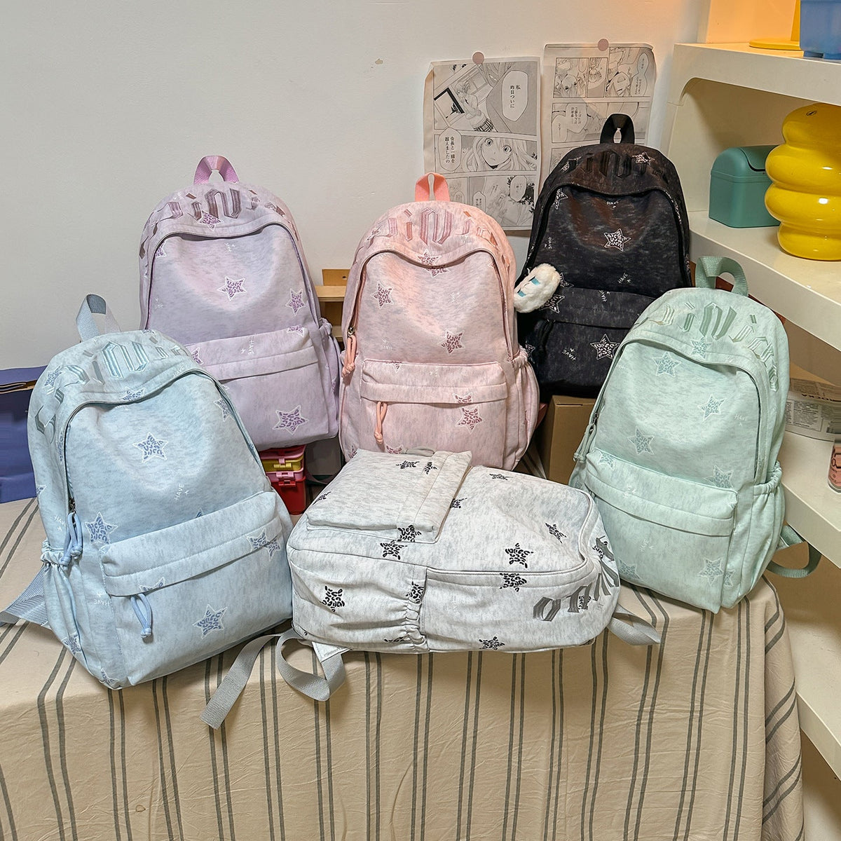 Decorative Floral Patterned Backpack LoungeYard — product view 4
