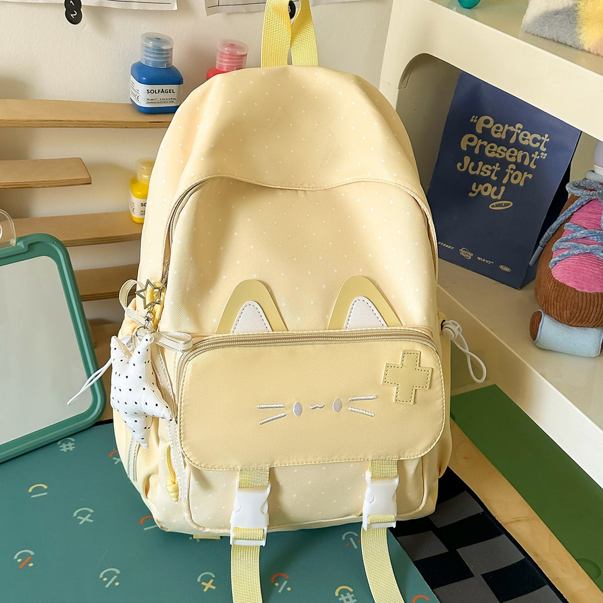 Playful Cat-Themed Backpack — product view 4