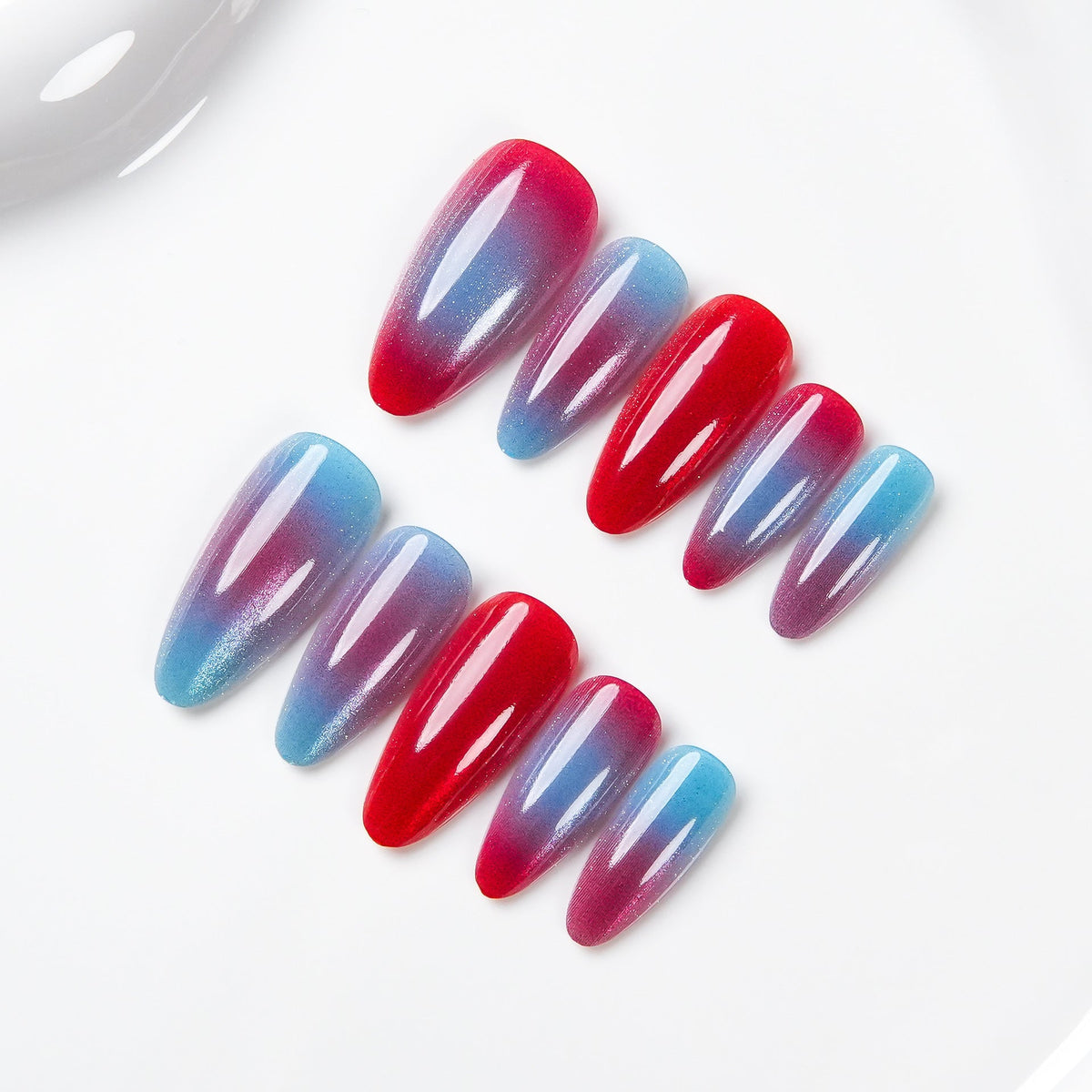 Ombre Sculpted Press-On Nails — product view 3