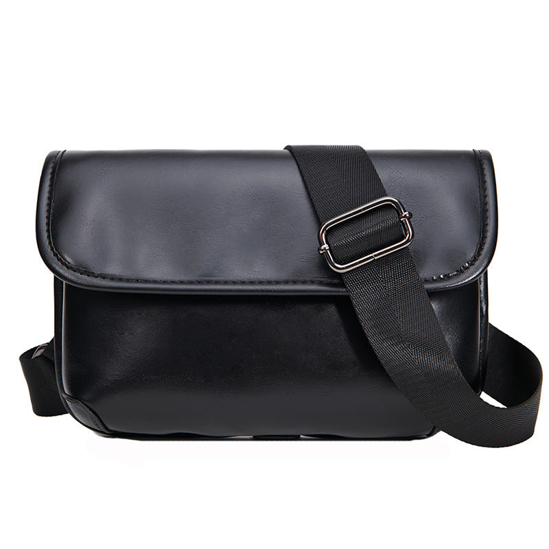 Leather Crossbody Messenger Bag LoungeYard — product view 5