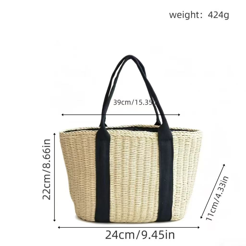 Braided Tote Bag LoungeYard — product view 3