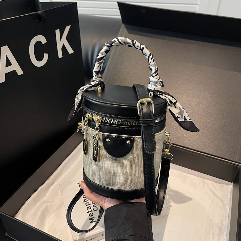 Fashionable Structured Bucket Bag LoungeYard — product view 6