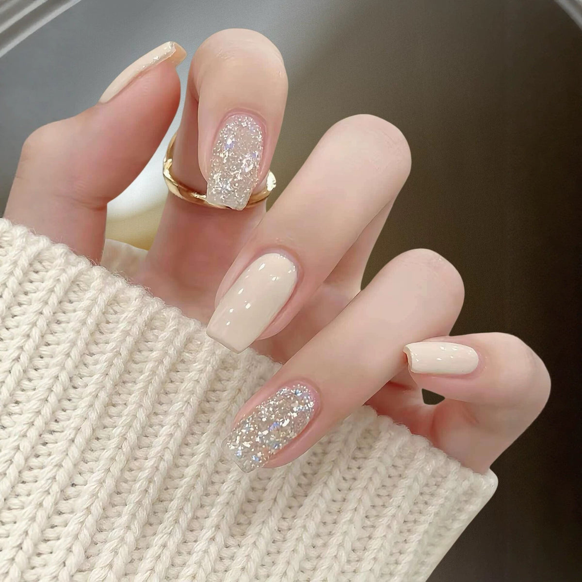 Glittery Press-On Nail Extensions — product view 1