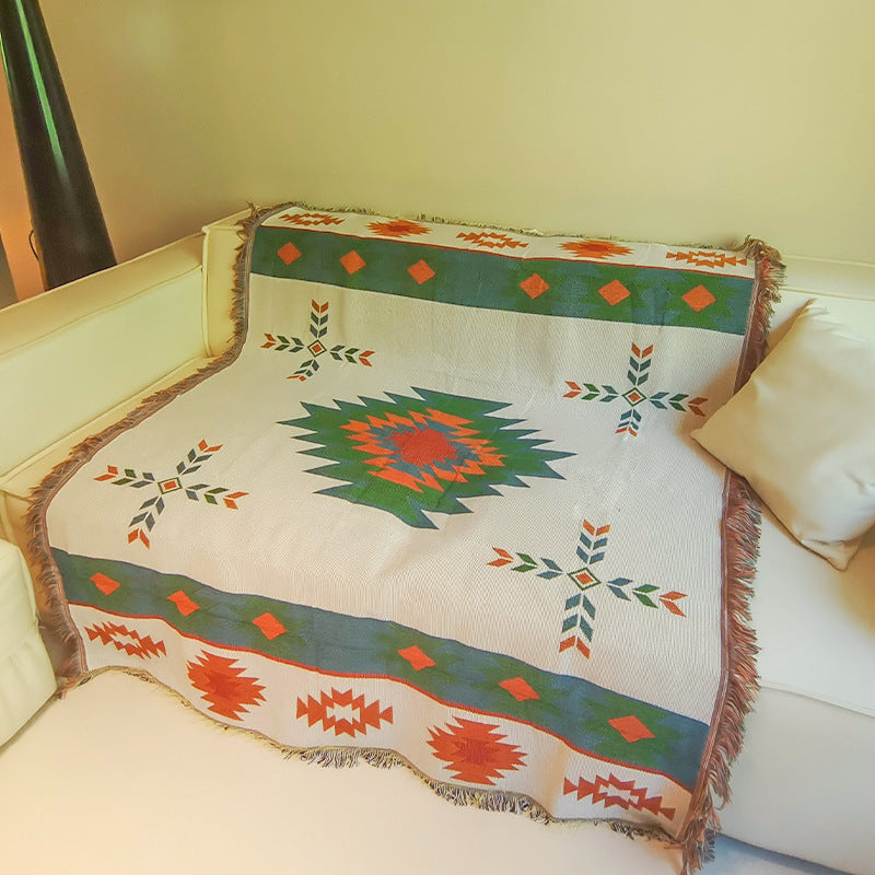 Native American-Inspired Decorative Throw Blanket — product view 3