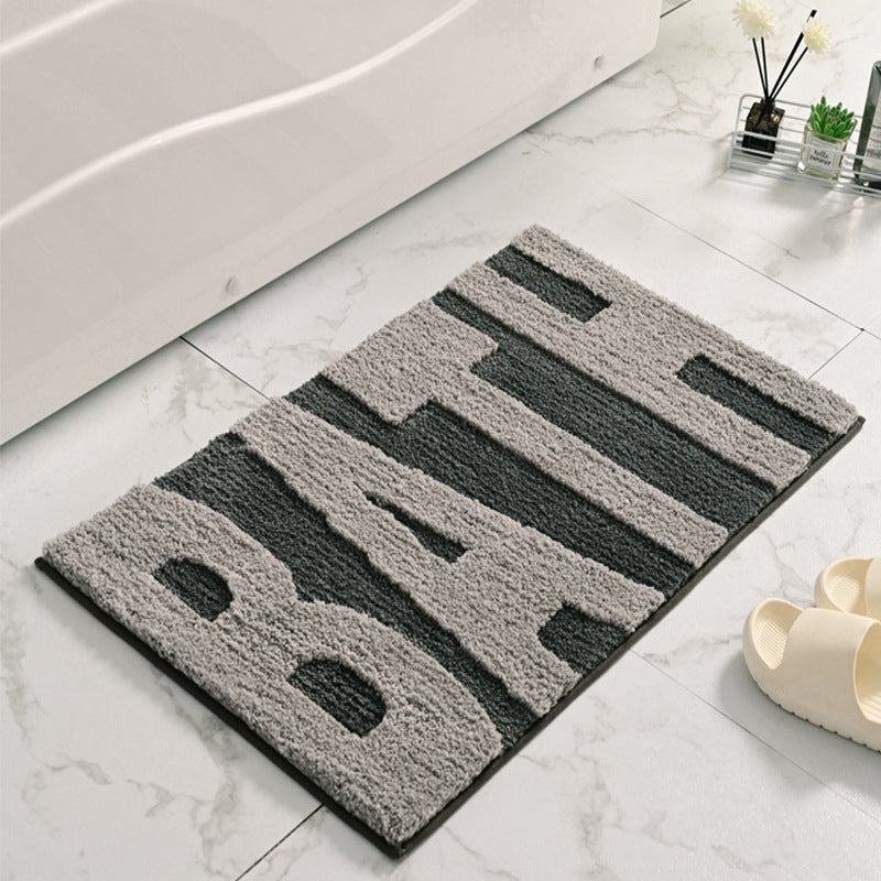 Modern Abstract Bath Mat Bowlift — product view 1
