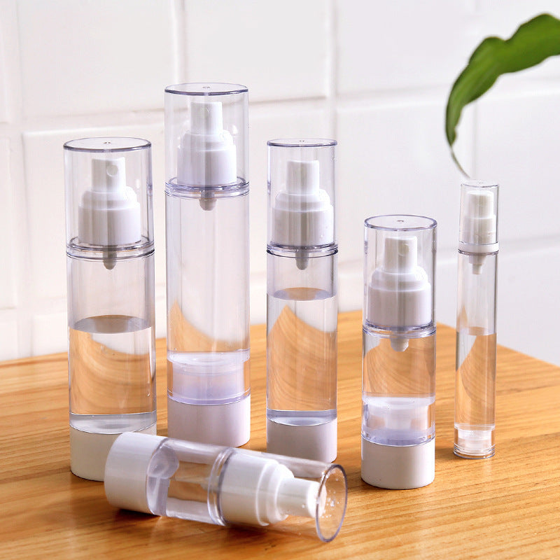 Refillable Airless Pump Travel Bottle Set LoungeYard — product view 2