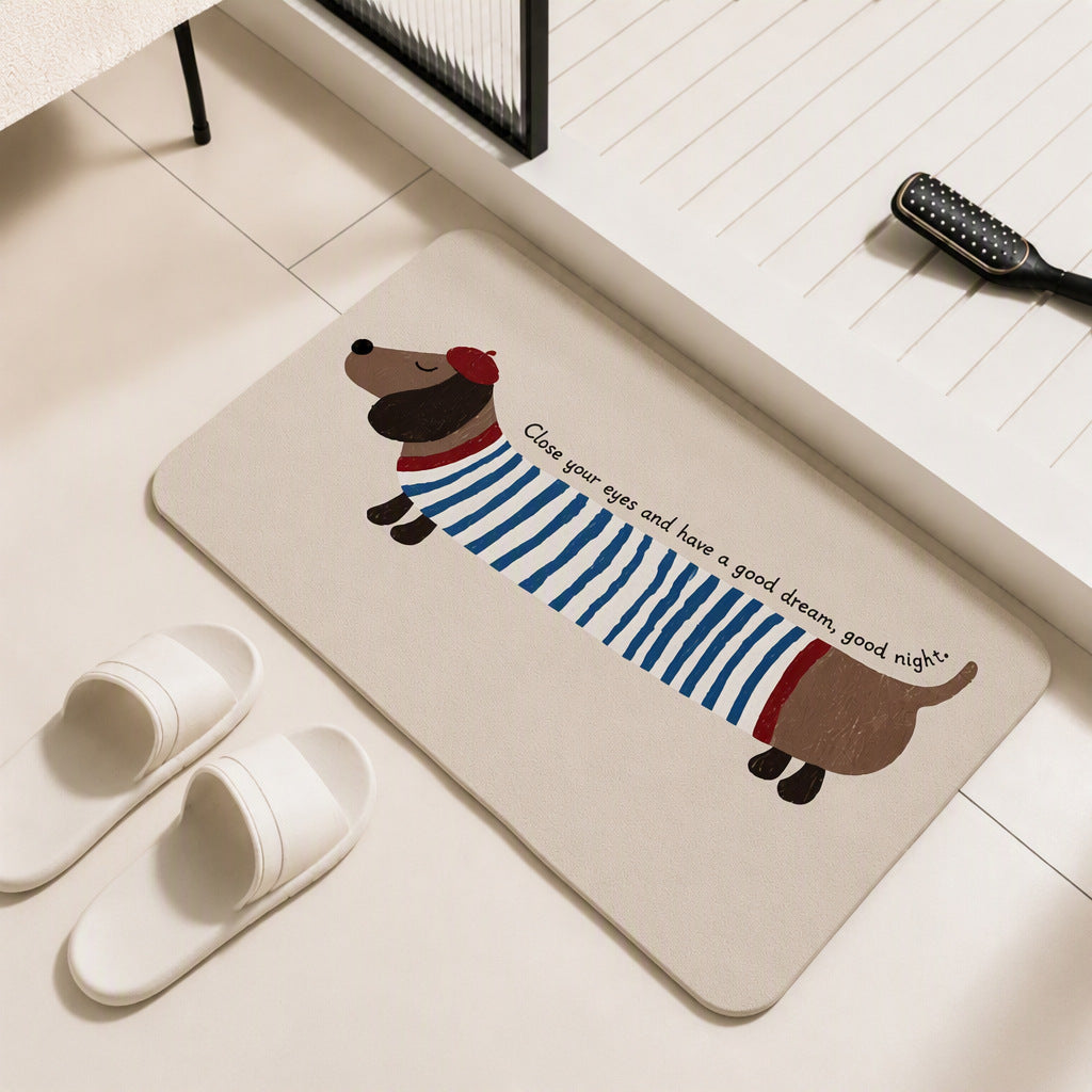 Cartoon-Themed Bath Mat Bowlift — product view 2