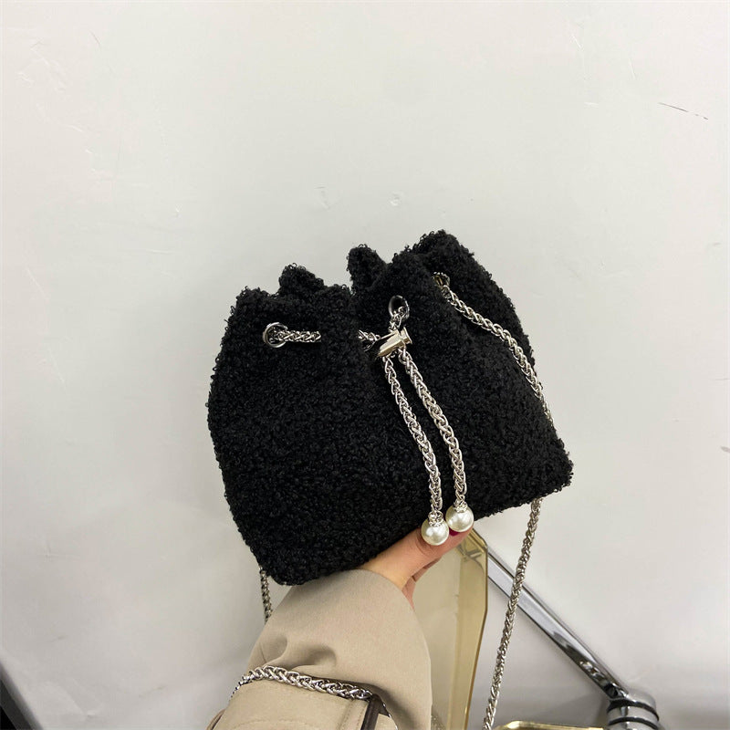 Textured Drawstring Handbag — product view 2