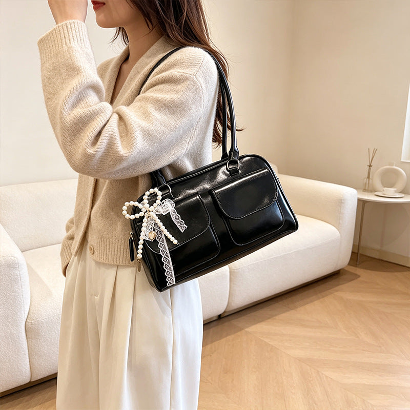Modern Multi-Pocket Handbag LoungeYard — product view 4