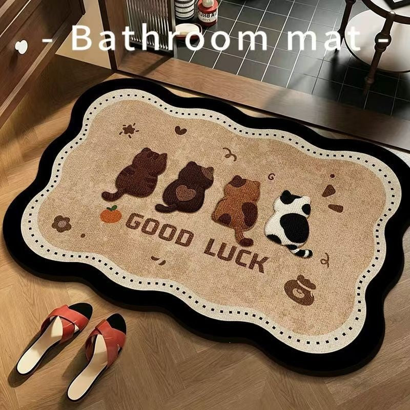 Cute Animal-Themed Bathroom Mat — product view 6