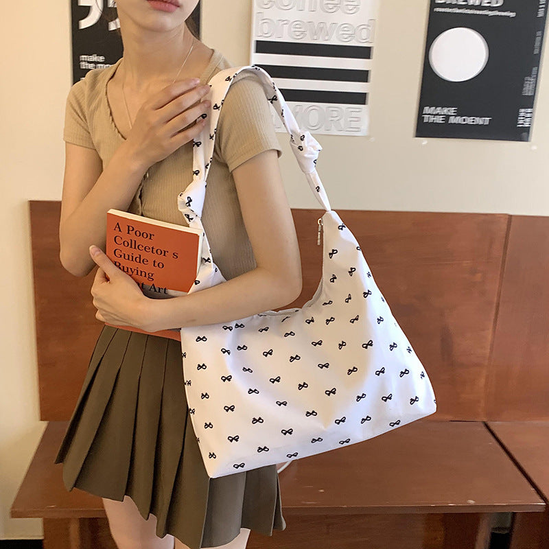 Stylish Bow-Handle Hobo Bag — product view 6