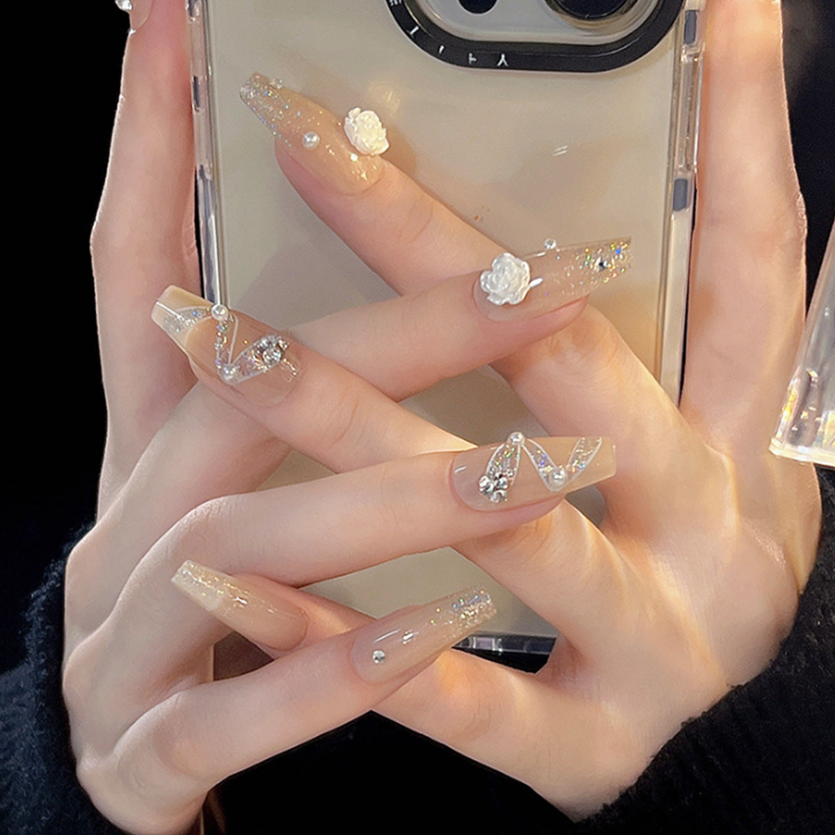 Decorative Acrylic Press-On Nails — product view 3