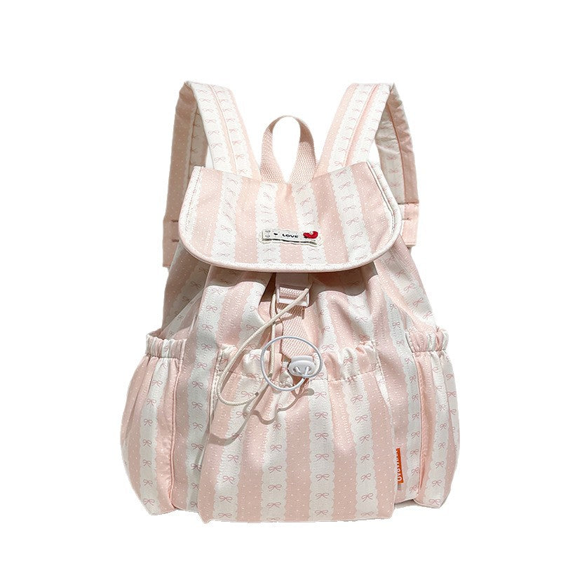 Fashionable Drawstring Closure Backpack LoungeYard — product view 5