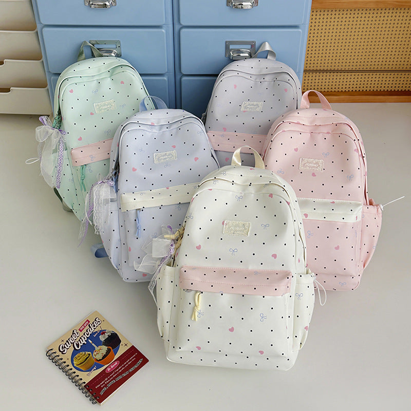 Cute Character-Printed Backpack LoungeYard — product view 4